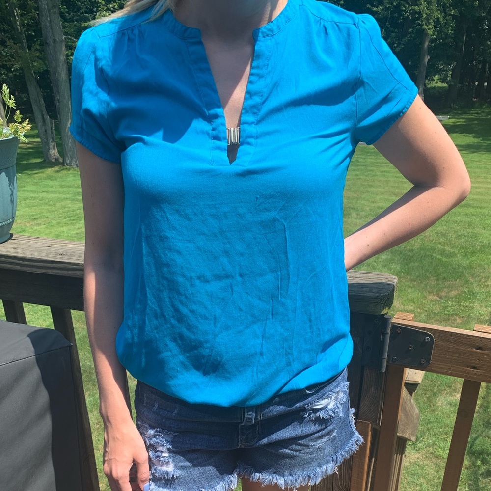 Azure blouse